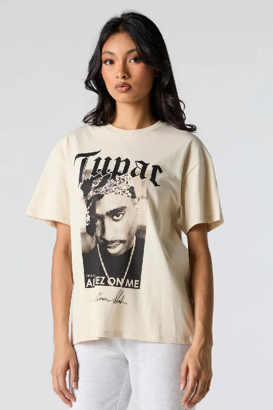 Tupac Graphic Boyfriend T-Shirt