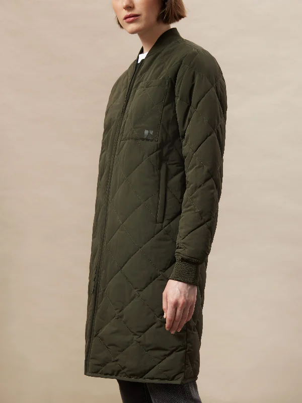 The Skyline Reversible Maxi Bomber in Rosin