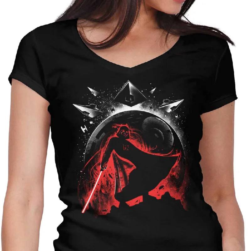 Dark Side of the Galaxy - Women's V-Neck