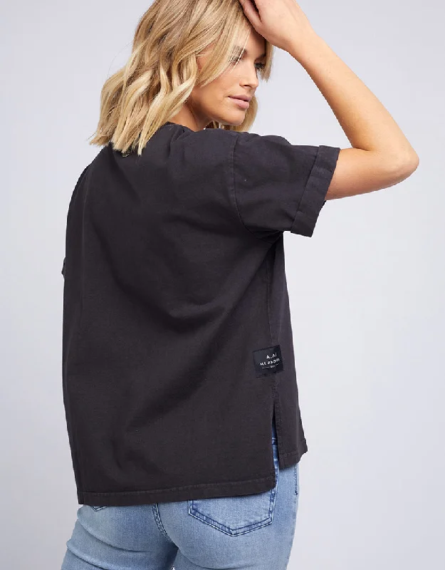 All About Eve AAE Washed Tee Washed Black