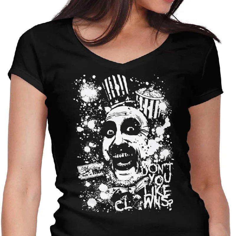 Don't You Like Clowns - Women's V-Neck