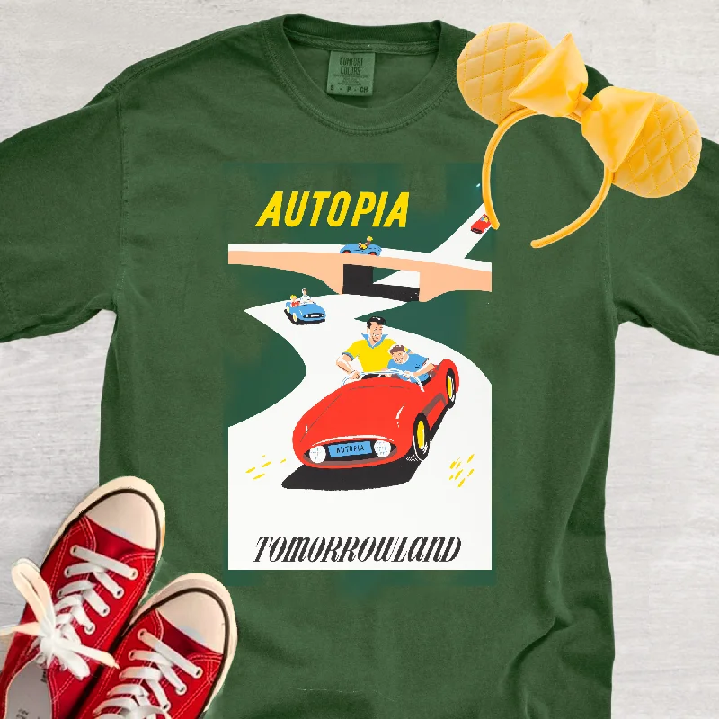 Autopia Vintage Ride Poster Unisex T-Shirt