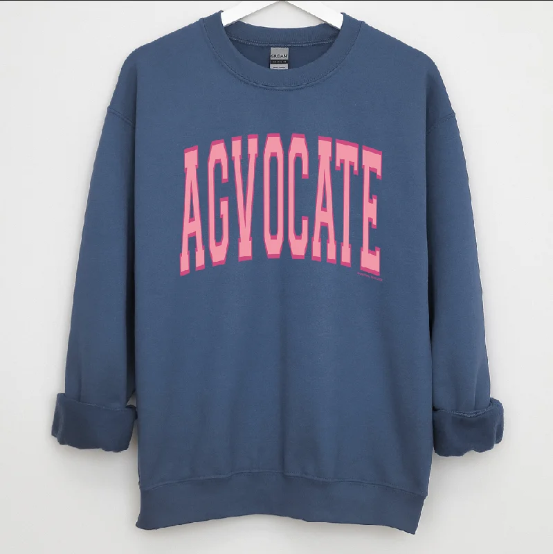 Big Varsity Agvocate PINK Crewneck (S-3XL) - Multiple Colors!