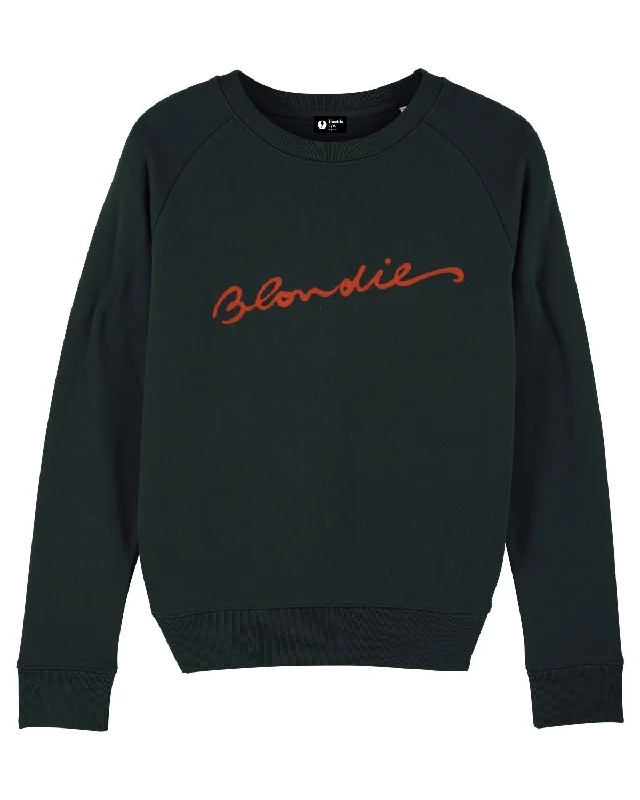 'BLONDIE' EMBROIDERED WOMEN'S ORGANIC COTTON TRIPSTER SWEATSHIRT