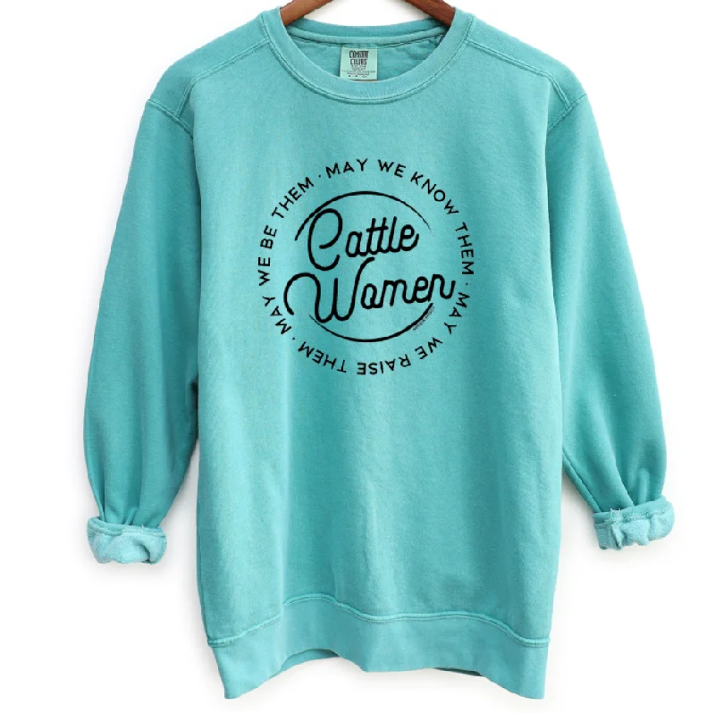 Cattlewomen Circle Crewneck (S-3XL) - Multiple Colors!