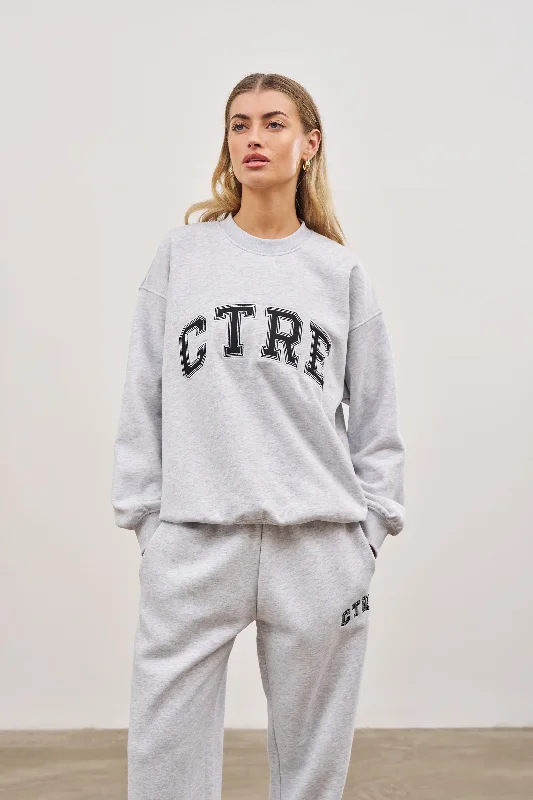 CTRE SWEATSHIRT - GREY MARL