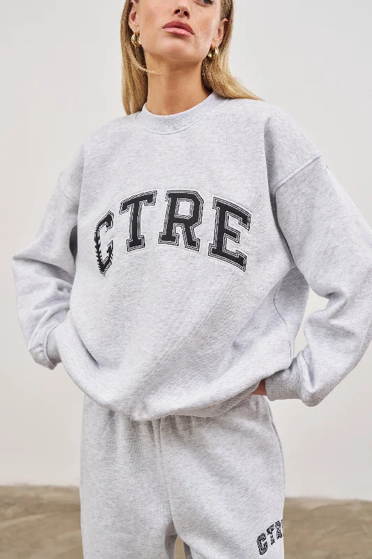 CTRE SWEATSHIRT - GREY MARL