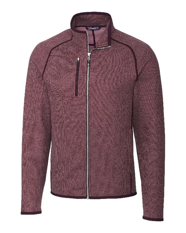 Cutter & Buck Mainsail Sweater-Knit Full Zip Jacket