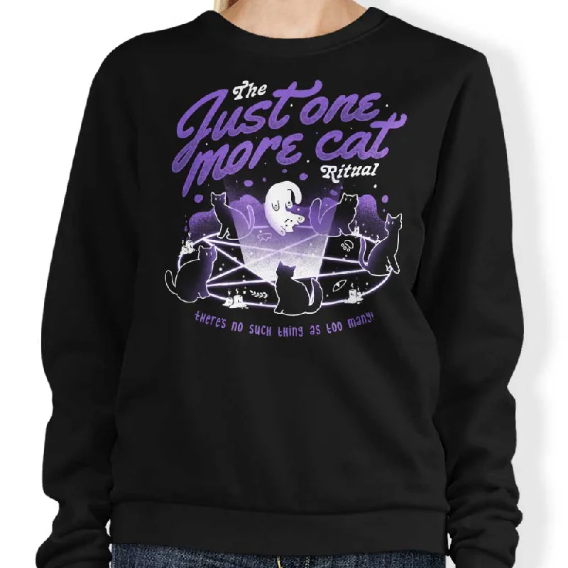 Just One More Cat - Sweatshirt