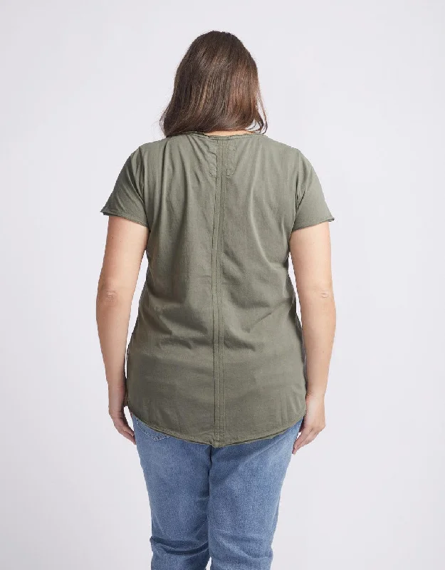 Fundamental Vee Tee - Khaki