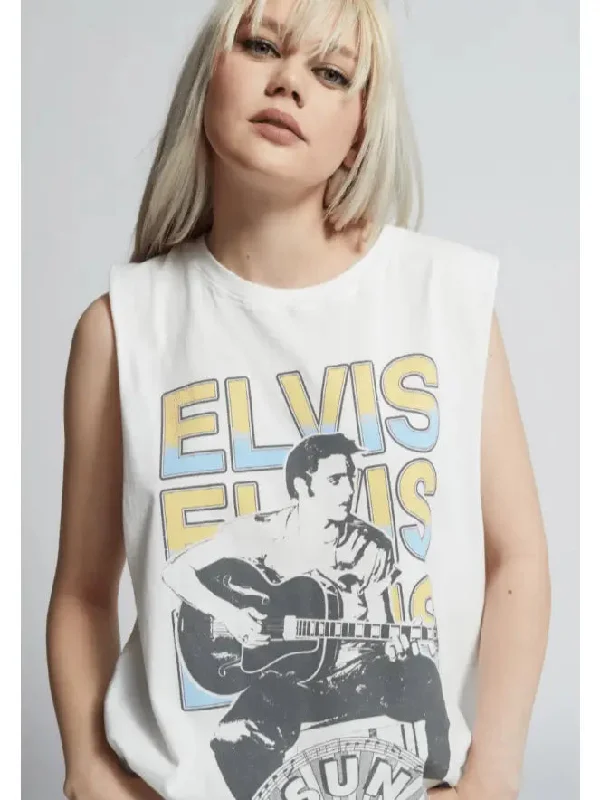 Elvis X Sun Record Blue Moon Tank