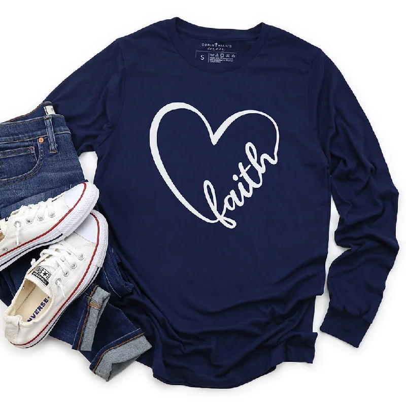 Faith Heart Long Sleeve