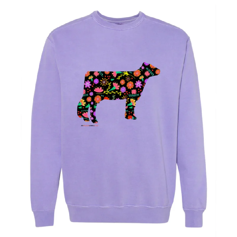 Fiesta Dairy Cow Crewneck (S-3XL) - Multiple Colors!