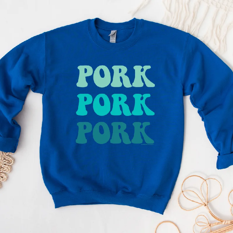 Funky Pork Blue Crewneck (S-3XL) - Multiple Colors!