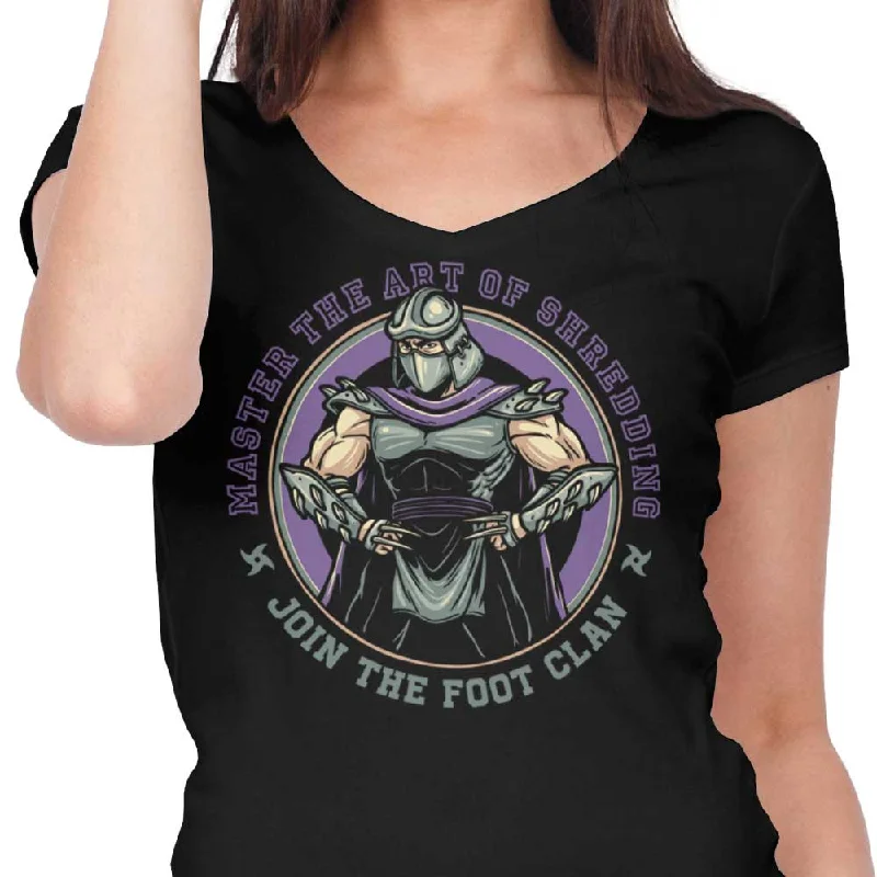 Women's Premium V-Neck / Black / S