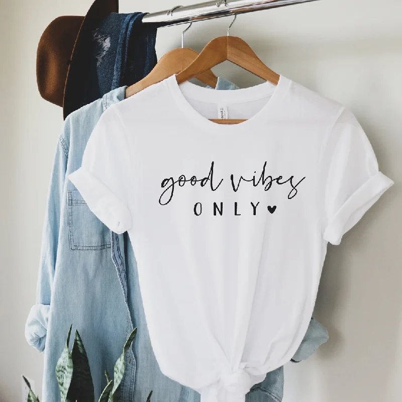 GOOD VIBES ONLY | Crewneck Tshirt