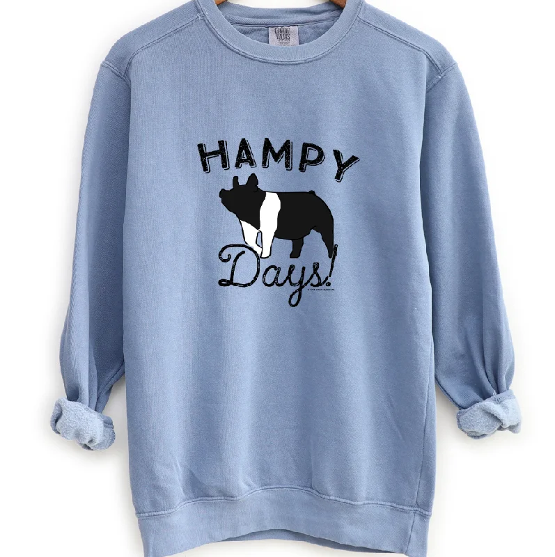 Hampy Days Pig Crewneck (S-3XL) - Multiple Colors!