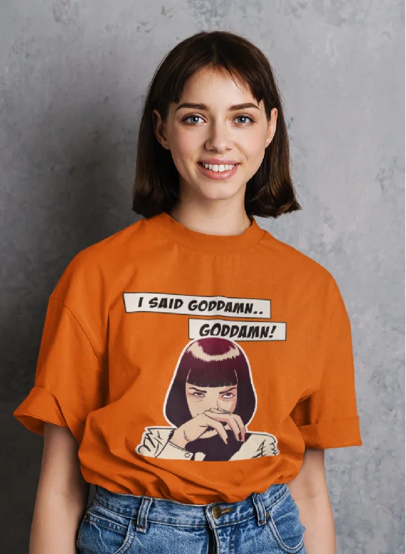 I Said Goddamn!- Pulp Fiction:  Aesthetic - Half Sleeve T-Shirts