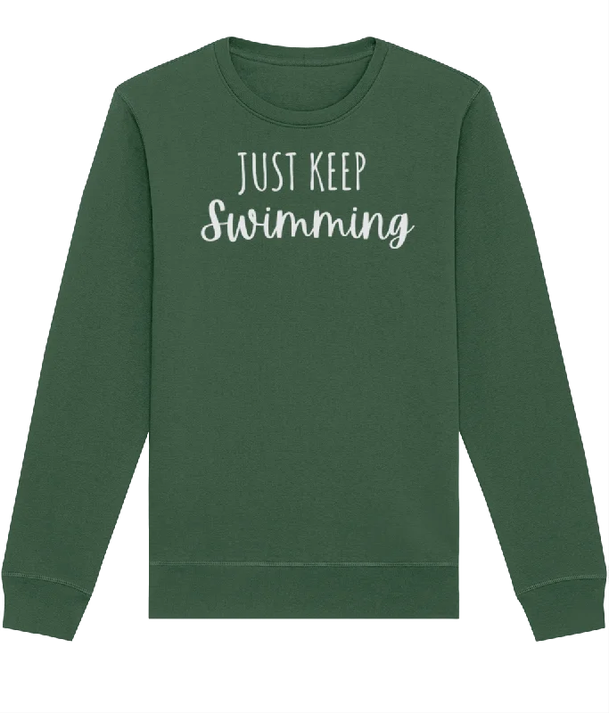 Just Keep Swimming Organic Cotton Sweatshirt