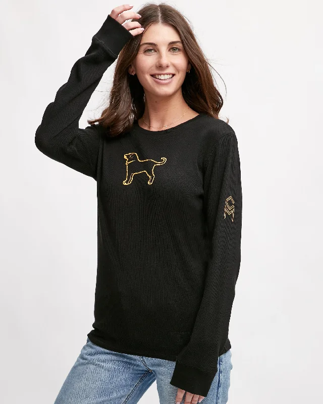 Ladies McAvoy Pebble Waffle Longsleeve Crew