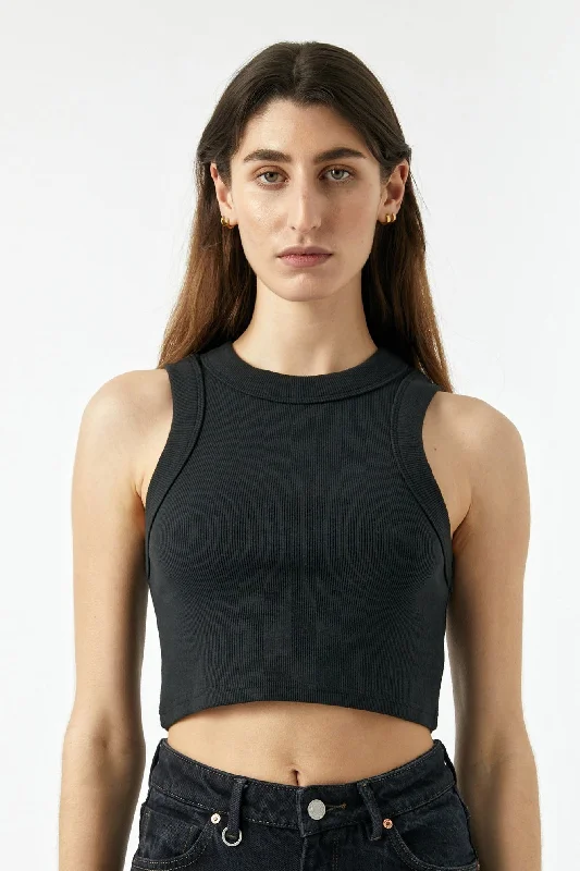 NEUW Womens Jonesy Crop Top - Black