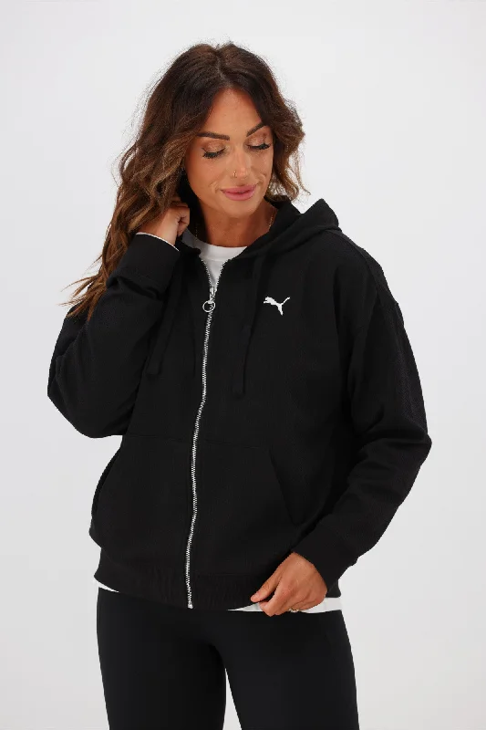 Puma Her Full-Zip Hoodie Black