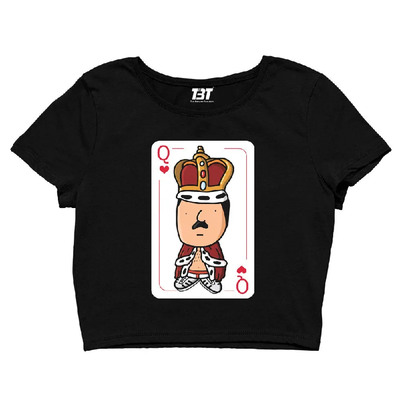 Crop Top - The Queen Card