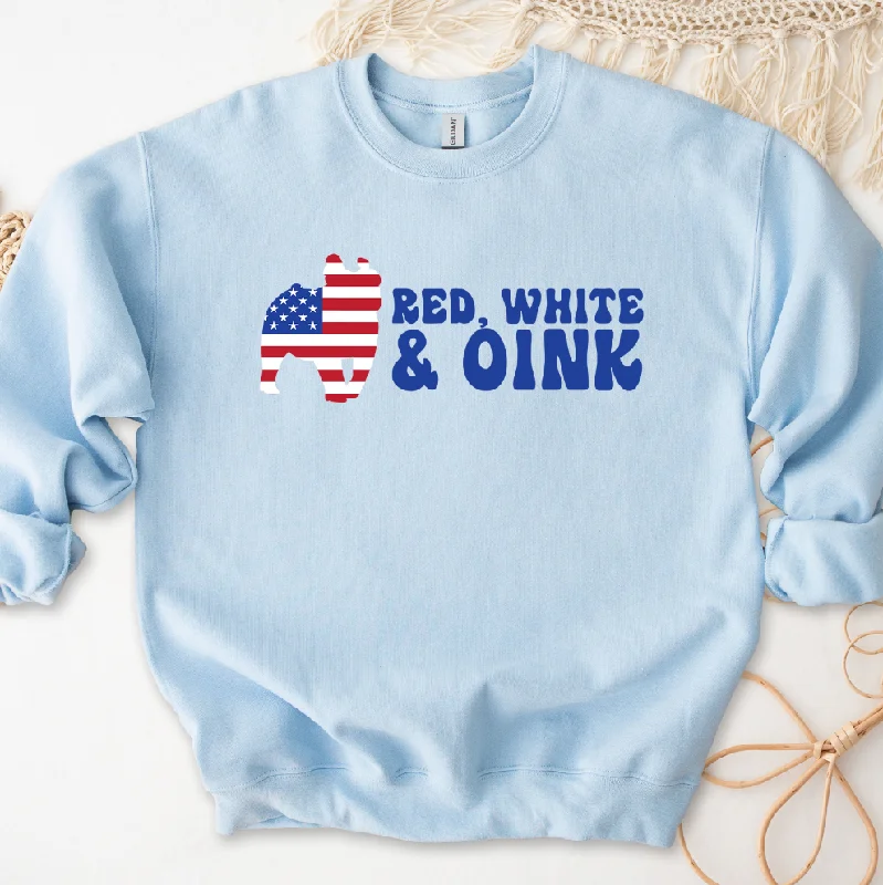 Red White And Oink Crewneck (S-3XL) - Multiple Colors!