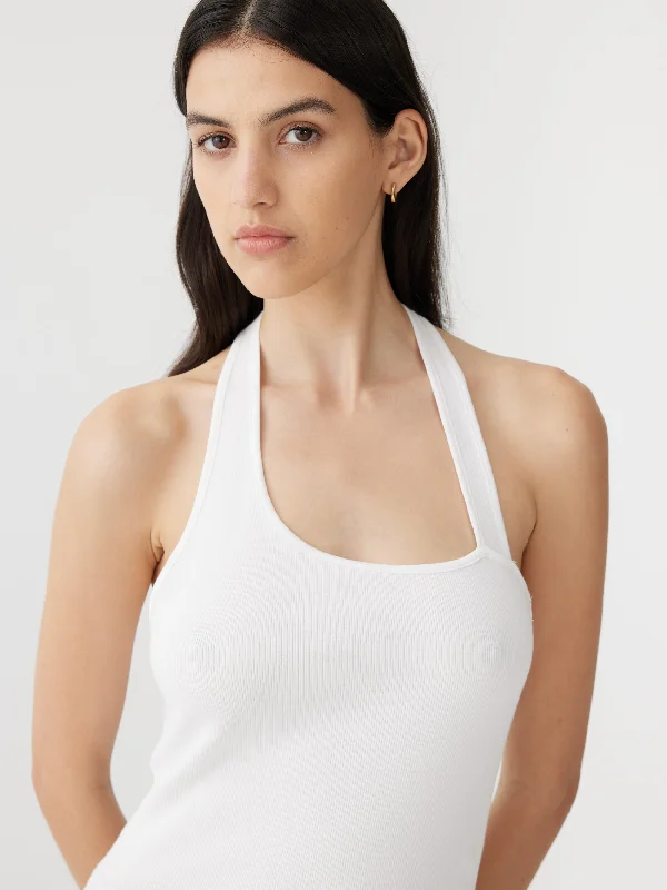 rib asymmetric halter tank