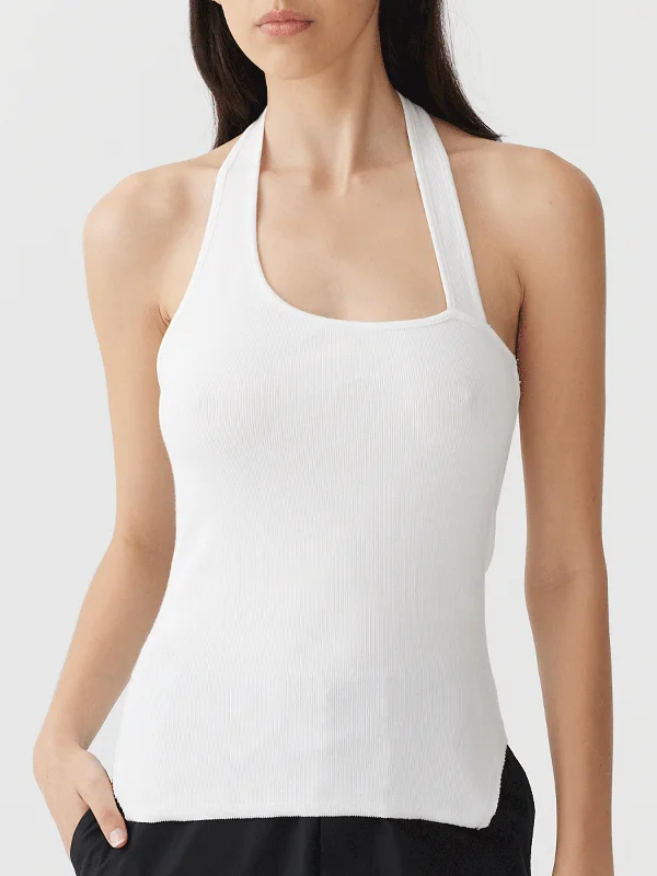 rib asymmetric halter tank