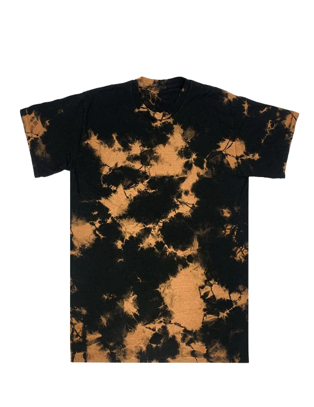 Black Rust Crystal Wash Tie Dye T-Shirt