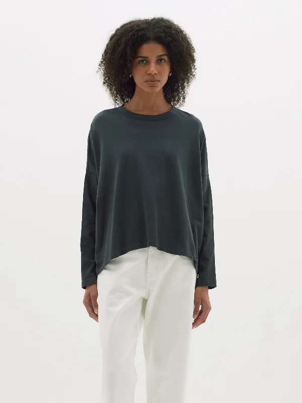 slouch circle long sleeve t.shirt