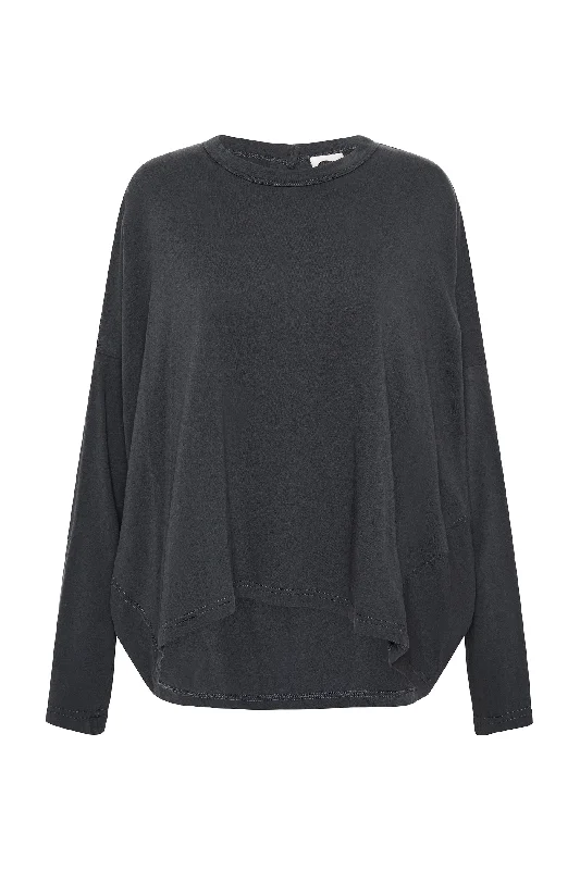 slouch circle long sleeve t.shirt