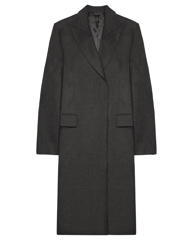 Melange Wool Coat