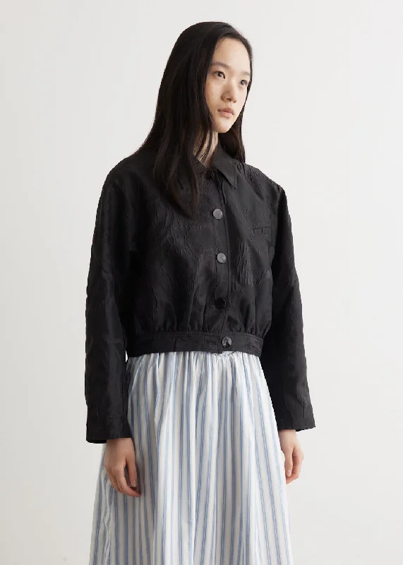 Textured Cloque Short Jacket