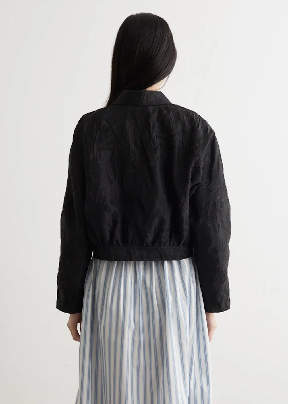 Textured Cloque Short Jacket