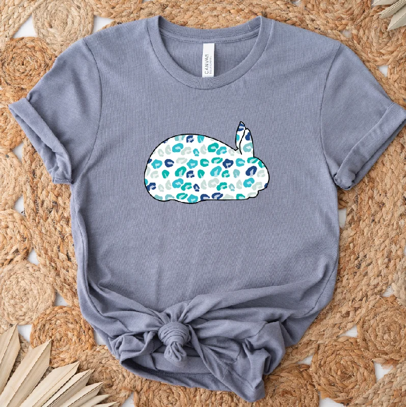 Turquoise Cheetah Rabbit T-Shirt (XS-4XL) - Multiple Colors!h