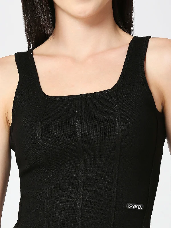 Women’s Black Corset Top