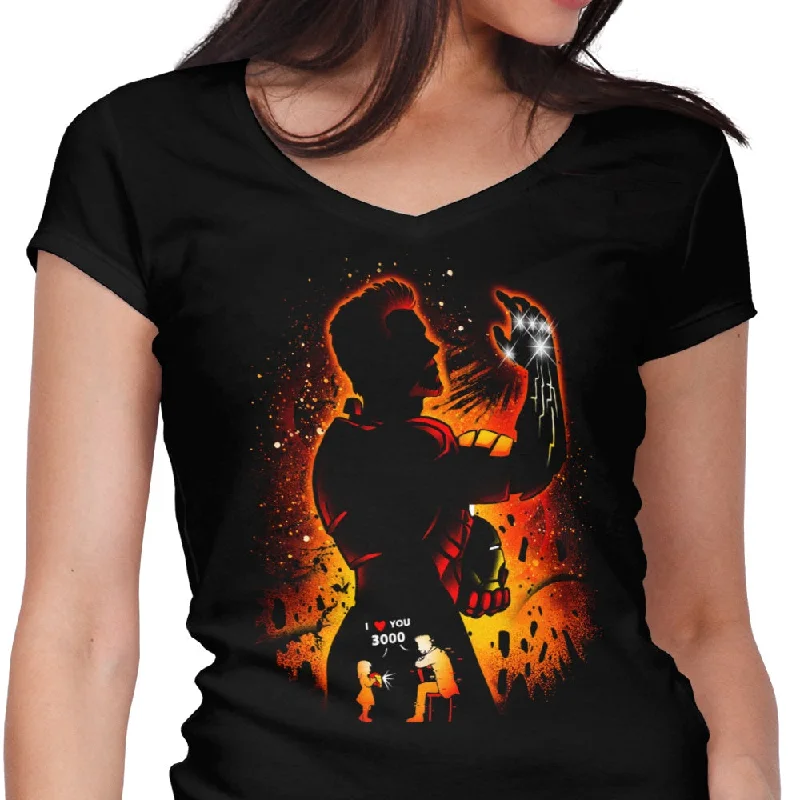 Man of Iron - Women's V-Neck