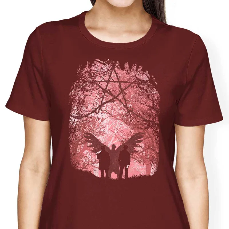 Women's T-Shirt / Maroon / S