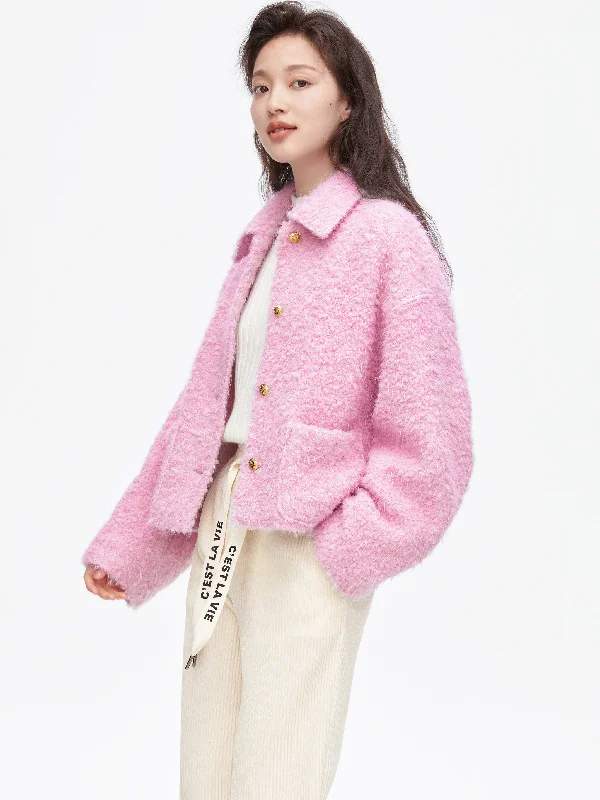 Blush Pink Short Coat