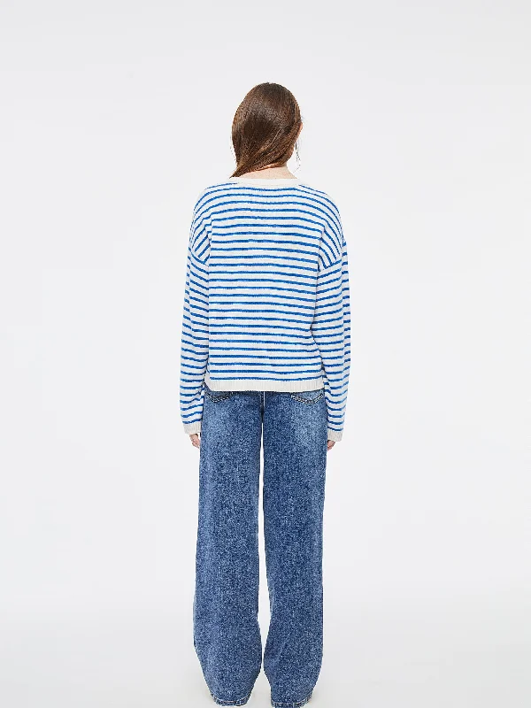 Chickee' Nautical Cashmere Crewneck