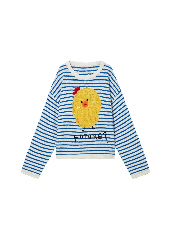 Chickee' Nautical Cashmere Crewneck