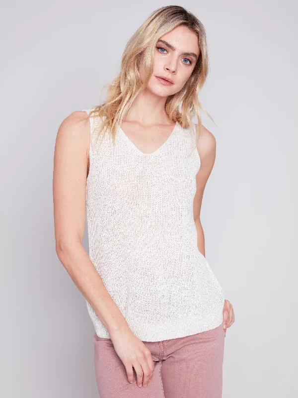 Cold-Dye Knit Cami - Natural