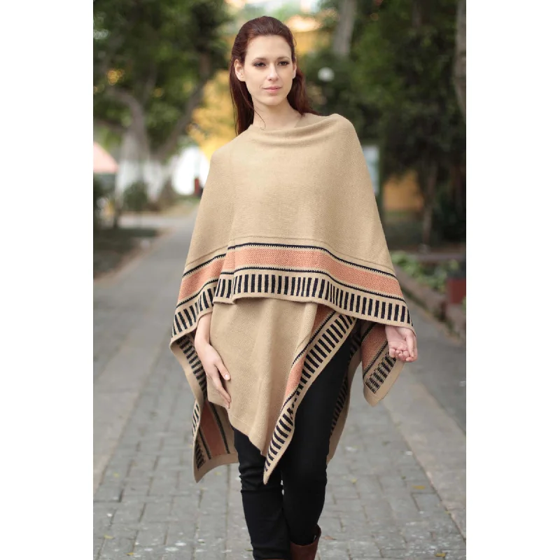 Desert Sand Ruana Cloak