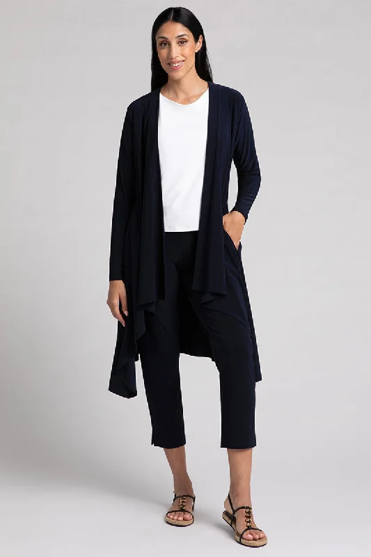 Flutter Duster Cardigan | Navy