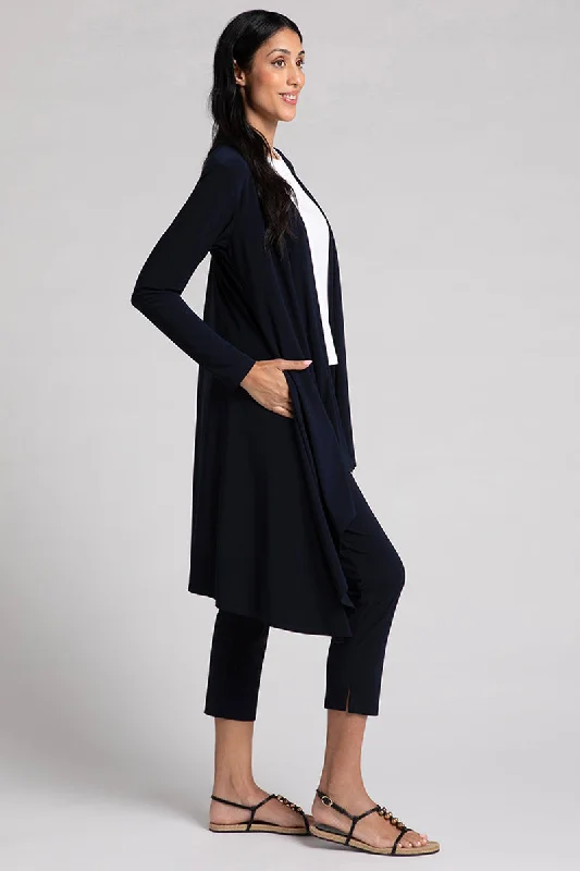 Flutter Duster Cardigan | Navy