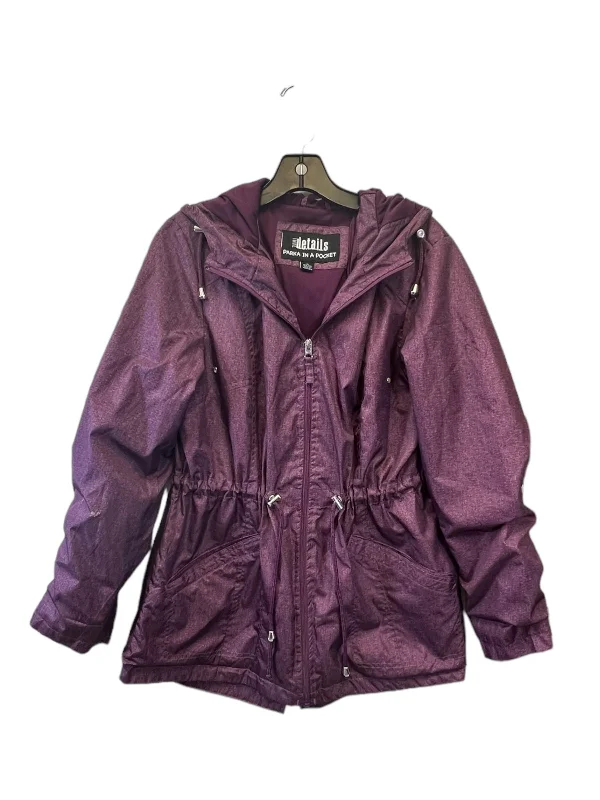 Jacket Utility By Details In Purple, Size: M