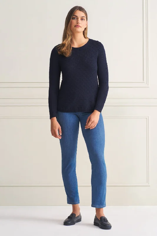 Merino Wool Popcorn Jumper