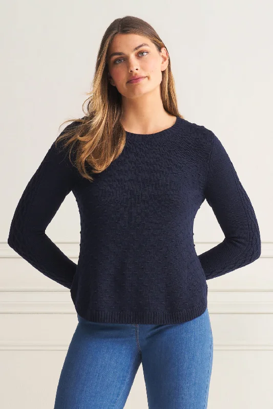 Merino Wool Popcorn Jumper